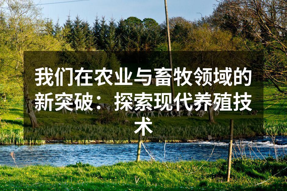 智能养殖系统提升养殖效率